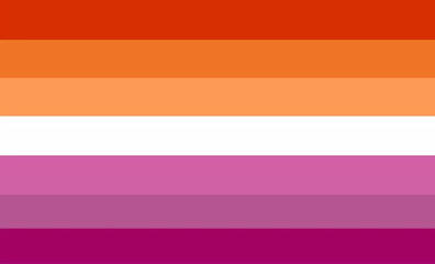 7 stripe sunset flag