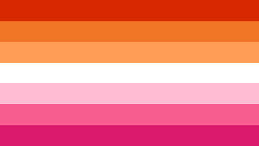 7 stripe pink sunset flag